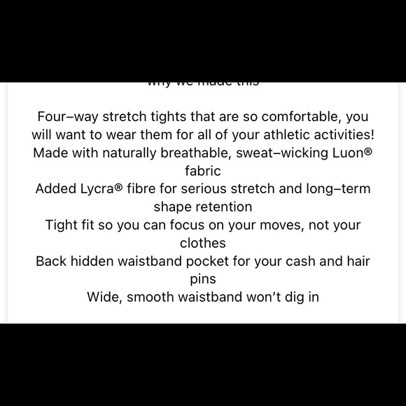 Ivivva Lululemon Rythmic tight size 10  Black grey Rhythmic Tights herringbone - Picture 7 of 9